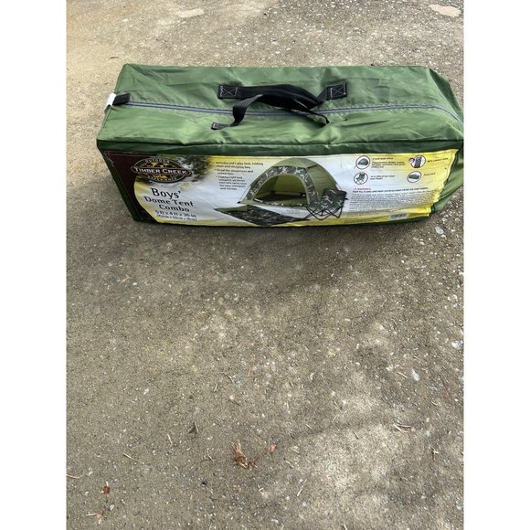COPY - Timber Creek Boy's Boys'  5ft x 4ft x 36" Dome Tent Combo with Folding C… - Picture 5 of 8